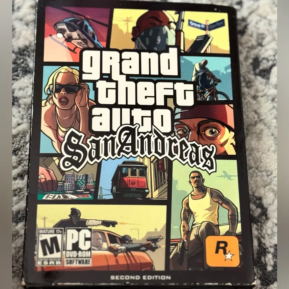 Grand Theft Auto: San Andreas PC DVD-ROM Video Game - Second Edition
